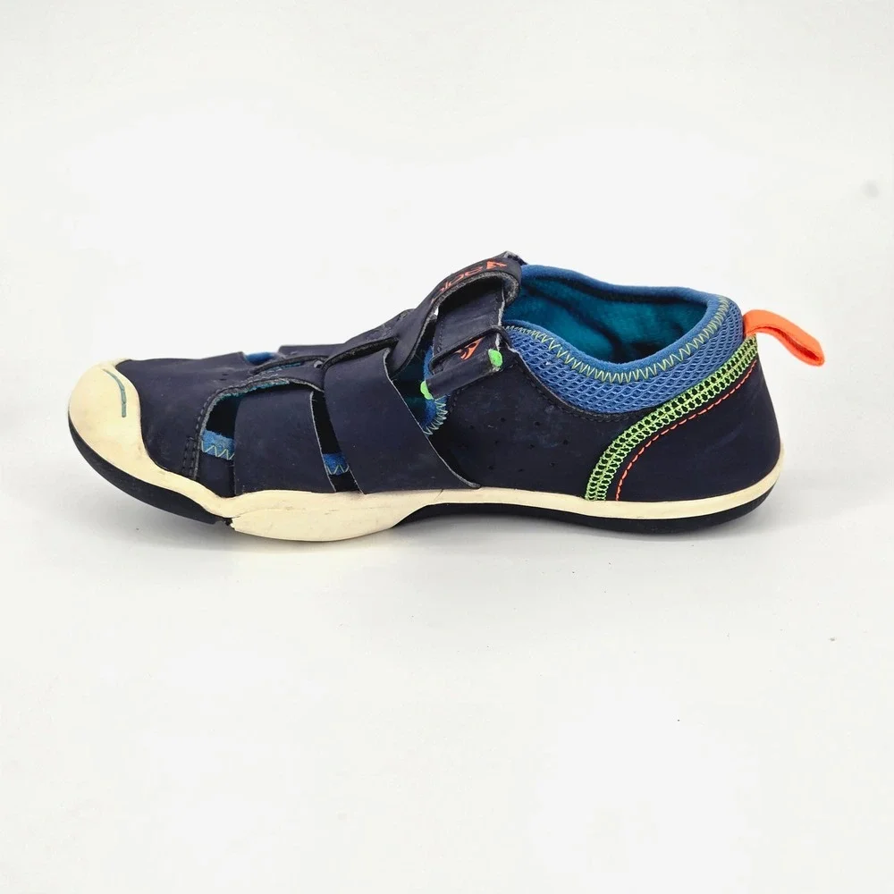 Plae Kids Sam 2.0 Navy Blue Water Friendly Outdoor Sports Sandals Shoes Size 2